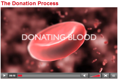 A video about donating blood