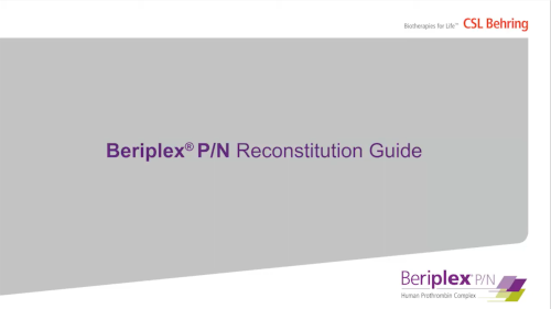 How to mix Beriplex NZ How to mix Beriplex NZ
