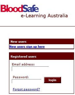 Bloodsafe e-learning program