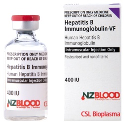 CSL Hepatitis B Immungoblobulin-VF