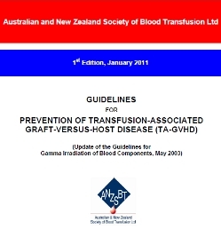 ANZSBT irradiation guidelines