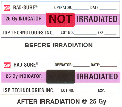irradiated component label